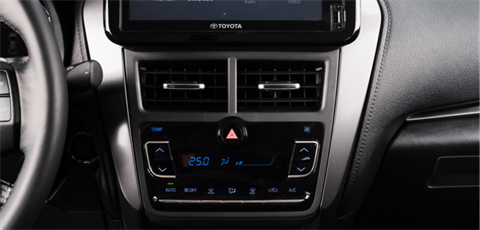 Hệ thống điều hòa tại đại lý Toyota Vinh