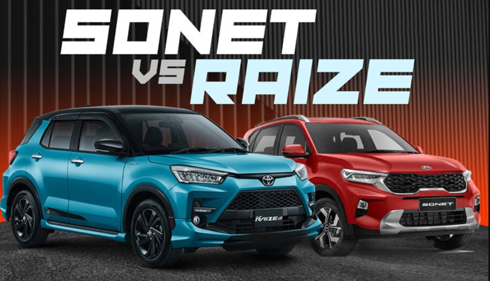 So sánh Toyota Raize và Kia Sonet